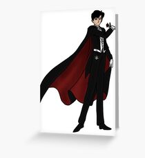 Tuxedo Sass Greeting Card
