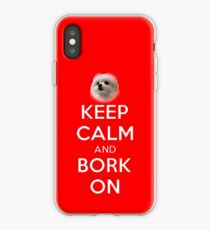 KEEP CALM and BORK ON iPhone Case