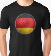 Germany - German Flag - Football or Soccer 2 Unisex T-Shirt
