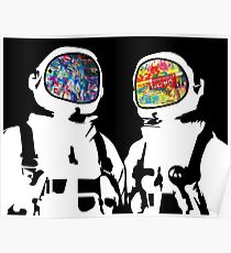 Póster Astronautas en Japón