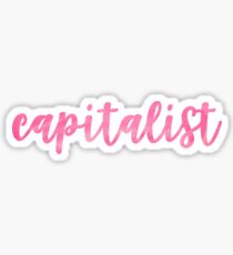 Capitalist Sticker