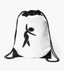 Ballet dancer Drawstring Bag