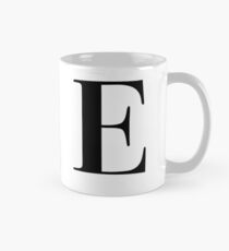 Letter E name initial Mug