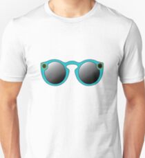 Snapchat Spectacles Graphic- Blue Unisex T-Shirt