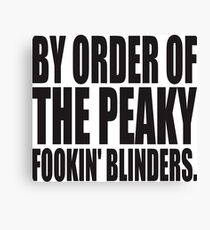 PEAKY BLINDERS Canvas Print