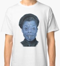 James Baldwin in Blue Classic T-Shirt