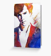 Sherlock - Splash of Colour Greeting Card
