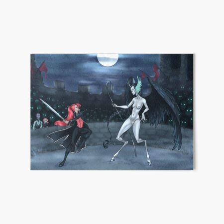 Duel Art Board Print
