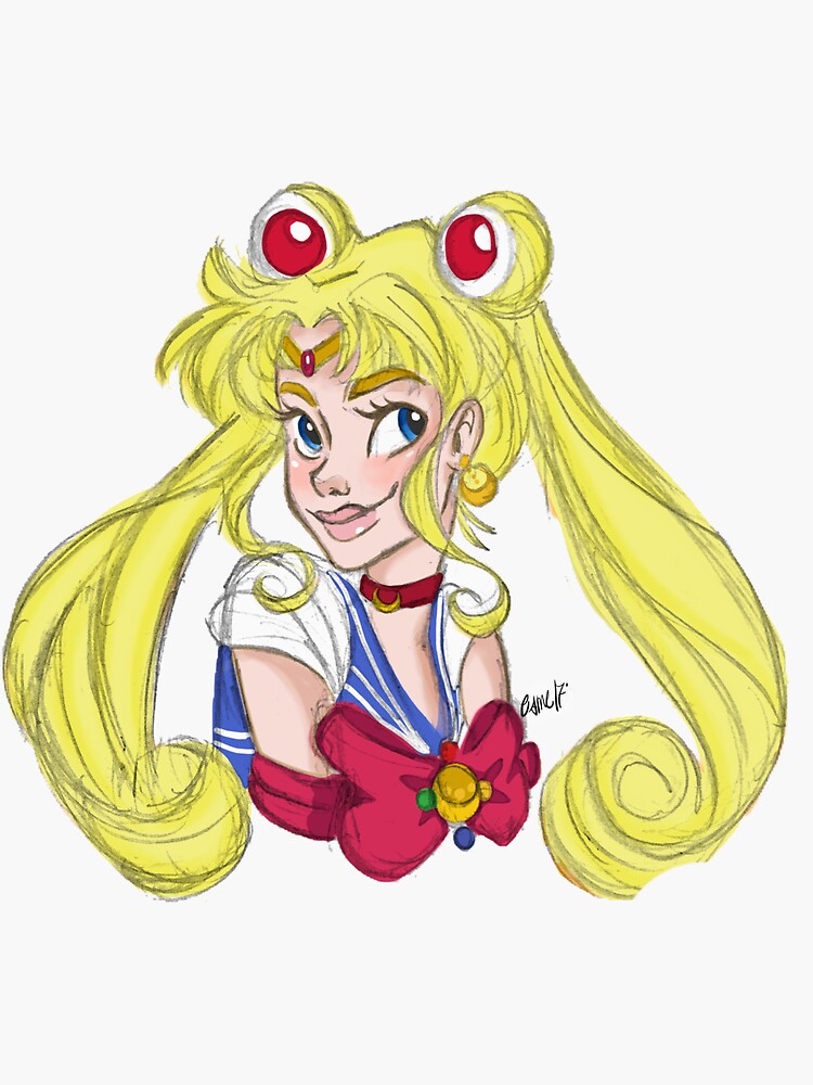 sailor moon sticker by expectnothing redbubble