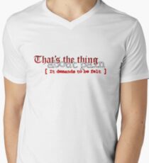 Demanding Men's V-Neck T-Shirt