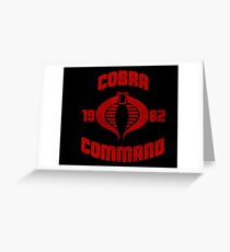 Cobra Command Greeting Card