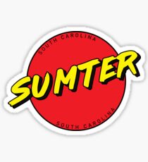 Sumter South Carolina Retro Sticker