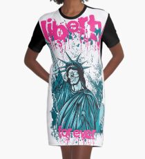 Cool skeleton skull Graphic T-Shirt Dress
