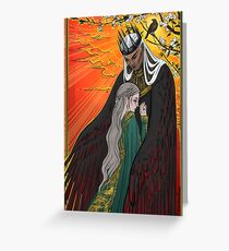 lark & eagle king Greeting Card