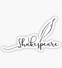 Pegatina Shakespeare
