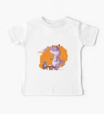Paleo Kids-Carnotaur Tea Party with Chloe and Spike Baby Tee