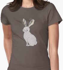 Serene Jackalope Women's Fitted T-Shirt