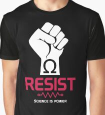 Resist T-Shirt: Science is Power Graphic T-Shirt
