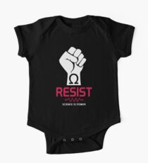 Resist T-Shirt: Wissenschaft ist Macht Kurzärmeliger Einteiler