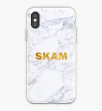 SKAM logo marble iPhone Case