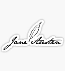 Jane Austen Sticker