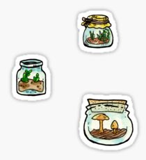 tiny terrariums sticker sheet (3) Sticker