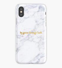 By grace through faith iPhone Case