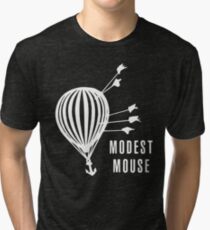 Modest Mouse Good News Before the Ship Sank Combined Album Covers (Dark) Tri-blend T-Shirt