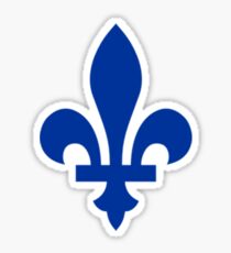 Fleur de lys du Québec Sticker