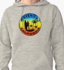 Surfing Mavericks Maverick's California Surf Surfboard Waves Half Moon Bay 2 Pullover Hoodie