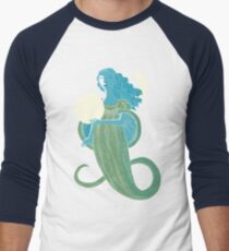 Moonlight Mermaid Men's Baseball ¾ T-Shirt