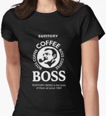 suntory boss coffee Women's Fitted T-Shirt