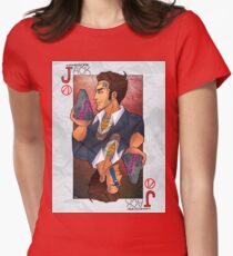 Handsome Jack card Women's Fitted T-Shirt