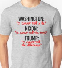 Washington Nixon Trump Unisex T-Shirt