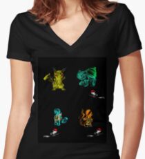 Camiseta entallada de cuello en V Pocket Ball 4
