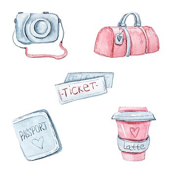 Travel Pack Sticker for Sale by StickersGalores