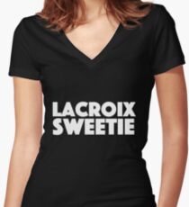 Absolutely Fabulous - Lacroix Sweetie Women's Fitted V-Neck T-Shirt