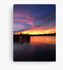 Sunsets in Australia Canvas Print