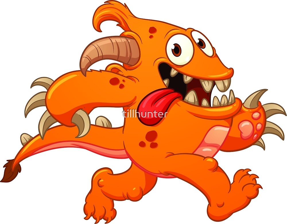 "Cool funny monster" by tillhunter | Redbubble