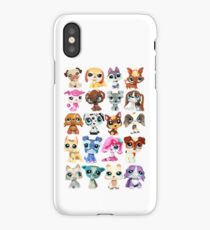 Littlest Pet Shop Dog Collage iPhone Case/Skin