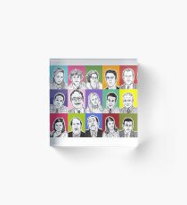 Office cast Acrylic Block