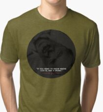 Charles Bukowski quote Tri-blend T-Shirt