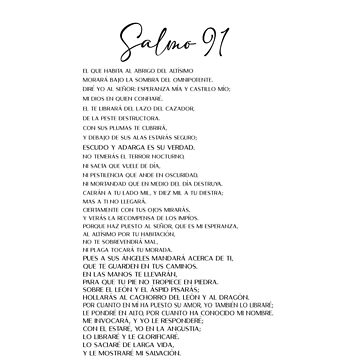 AL ABRIGO DEL ALTÍSIMO: Salmo 91 (Spanish Edition)