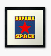 ESPANA Framed Print
