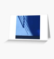The Blue Shadow Greeting Card