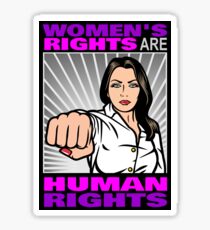 Women's Rights Are Human Rights - feminism Sticker