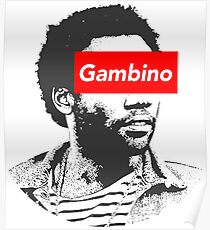 Childish Gambino art Poster