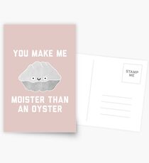 Moister Than An Oyster Valentine Postcards