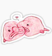 blob kisses Sticker