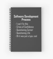 Software Development Humour Design Spiral Notebook